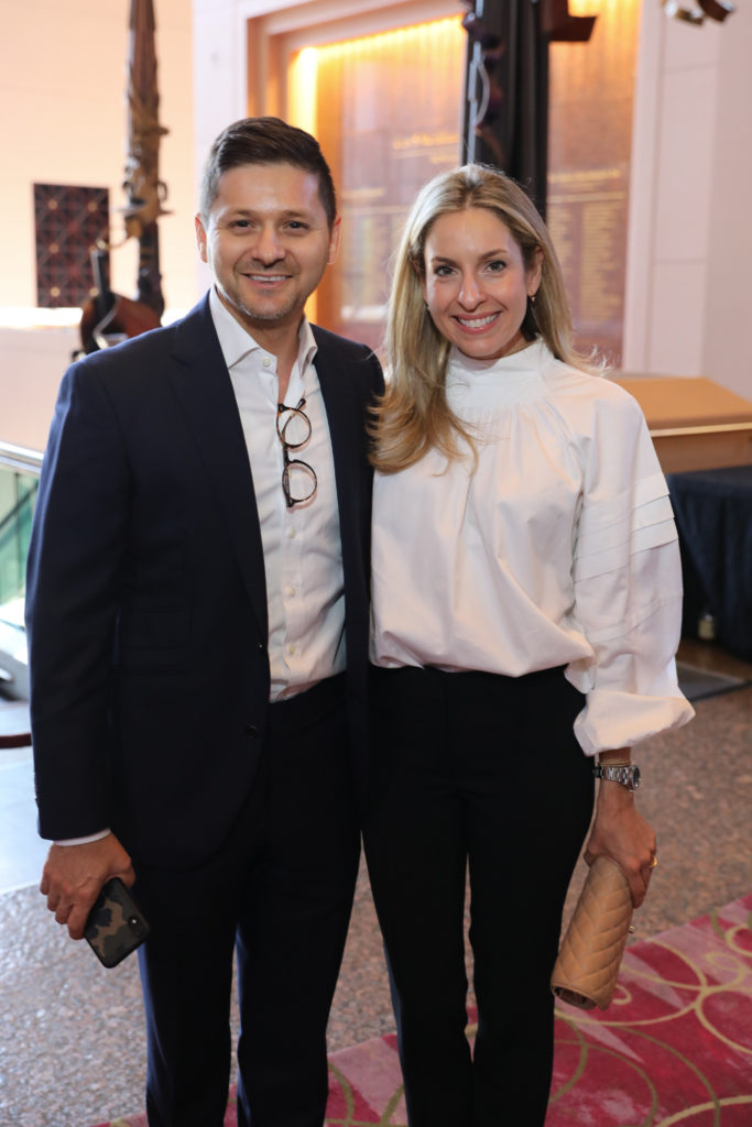 Carlos & Luvi Wheelock at the YES Prep Leading Houston Forward luncheon. (Photo by Priscilla Dickson)
