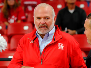 The University of Houston Cougars basketball team defeated the Virginia Cavaliers at the Fertitta Center