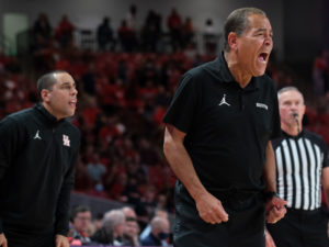 The University of Houston Cougars basketball team defeated the Virginia Cavaliers at the Fertitta Center