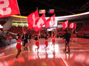 The University of Houston Cougars basketball team defeated the Virginia Cavaliers at the Fertitta Center