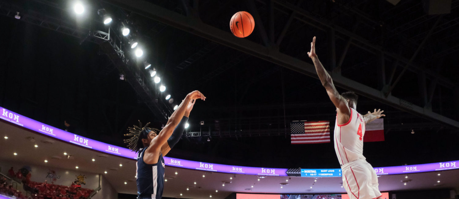 The University of Houston Cougars basketball team defeated the Virginia Cavaliers at the Fertitta Center