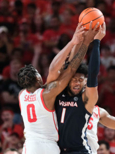 The University of Houston Cougars basketball team defeated the Virginia Cavaliers at the Fertitta Center