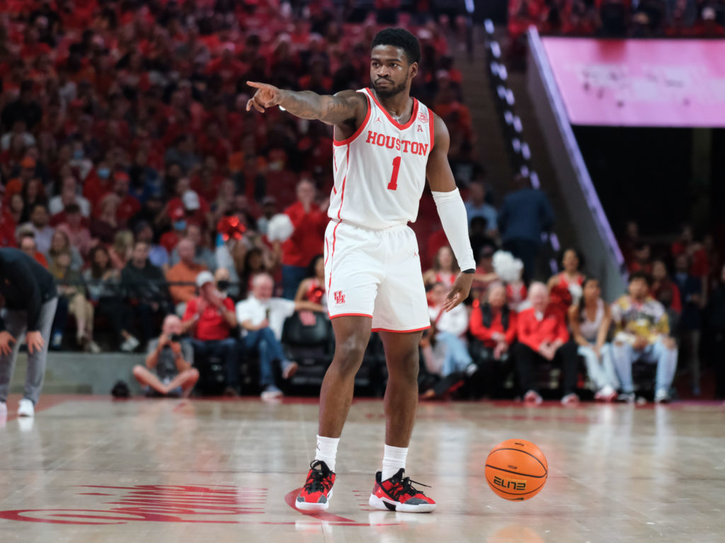 Jamal Shead is turning himself into the floor general that a wounded University of Houston team needs. (Photo by F. Carter Smith)