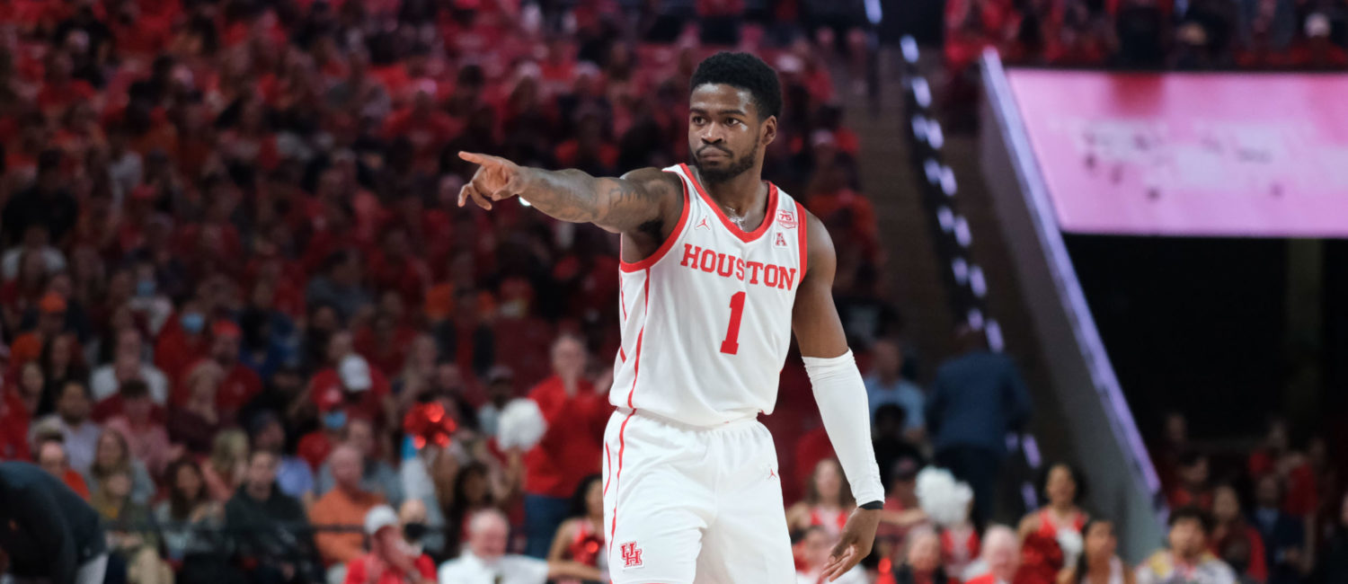 Jamal Shead is turning himself into the floor general that a wounded University of Houston team needs. (Photo by F. Carter Smith)