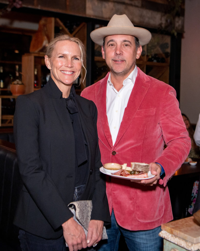Heather & David Houston at the VIP opening party for Trattoria Sofia (Photo by Michelle Watson (CatchlightGroup.com))