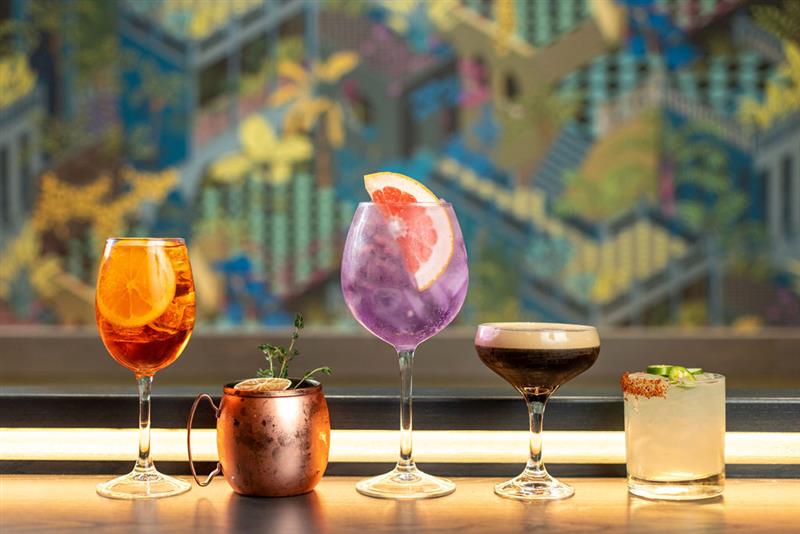 Electric Shuffle serves several craft cocktails.