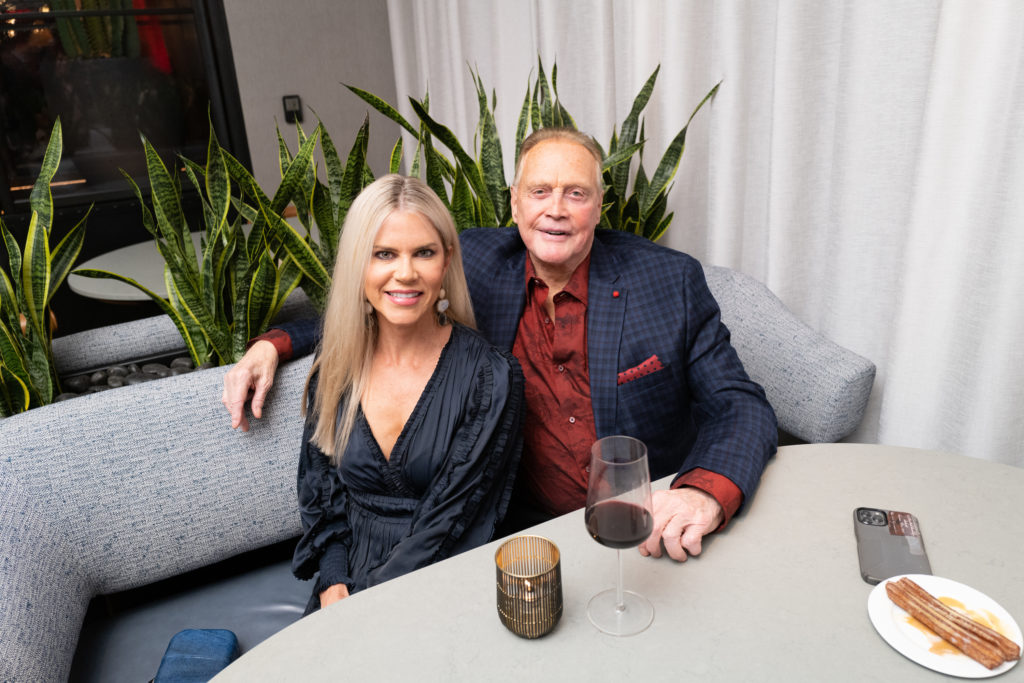 Faith & Lee Majors attend the opening of Toro Toro at Four Seasons Hotel Houston. (Photo by Daniel Ortiz)