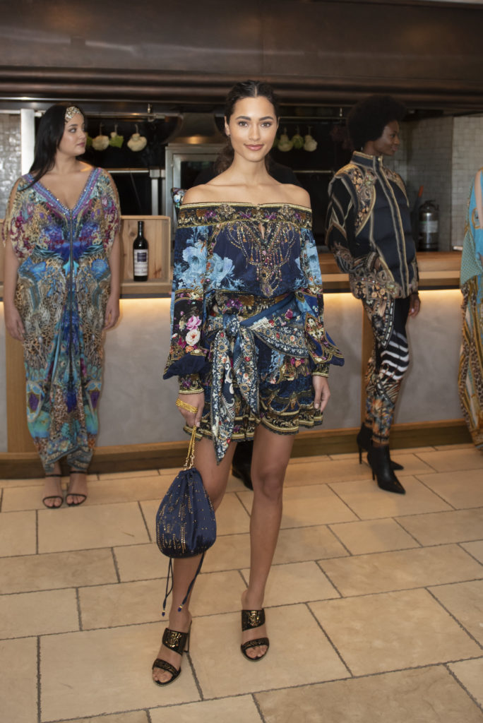 Looks also came from Billy Reid, Maje, and Sandro. (Photo by Tamytha Cameron)