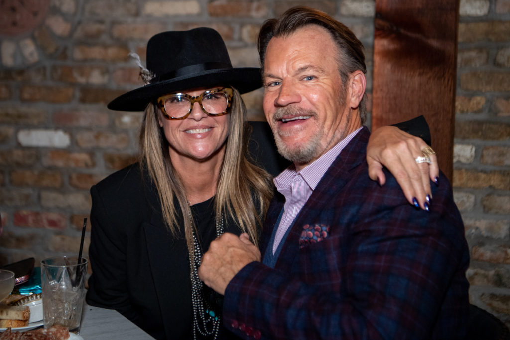 Gina & Peter Faucetta at the opening of Trattoria Sofia in The Heights (Photo by Michelle Watson (CatchlightGroup.com))