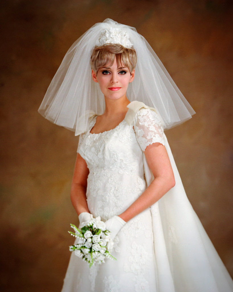 Gittings has been a part of so many milestones. Here a bride from 60s.