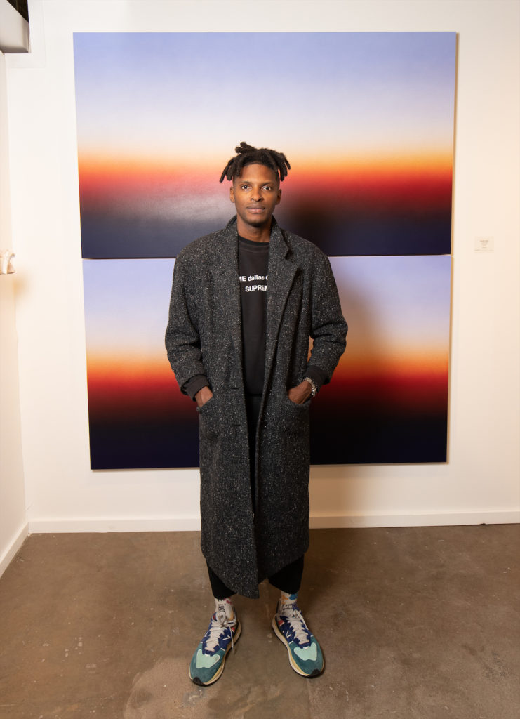 Guest at the Dallas Art Fair Preview, 2021. (Photo by Exploredinary)