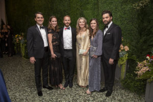 Harrison and Lilly Cullen; George and Lesley O’Leary; Laura and Keefer Lehner.Photo by Jenny Antill