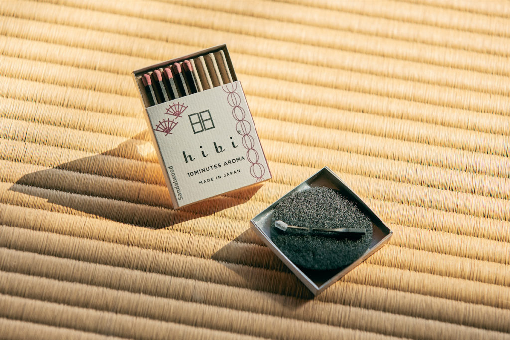 Hibi incense matches, available at the Nasher's holiday pop-up.