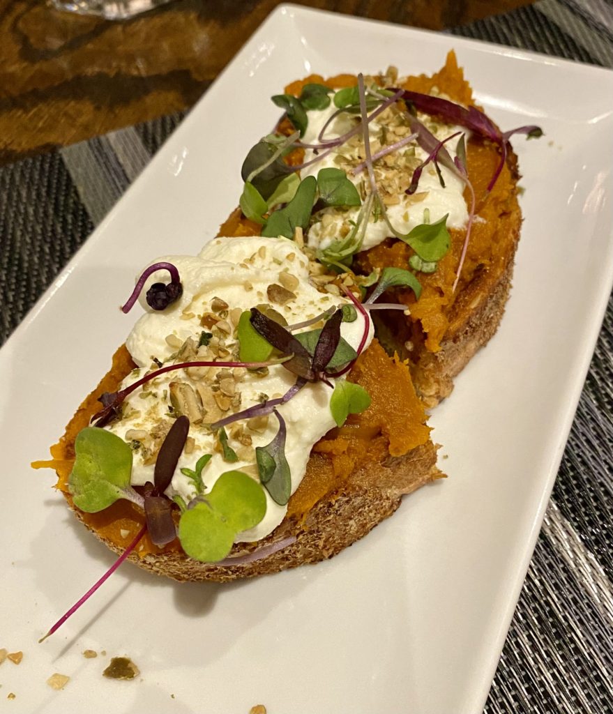 Don't miss the ABC Caramelized Squash Toast with Whipped Ricotta at Beckley 1115. (Photo by Megan Ziots)