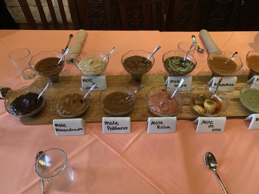 A sampling of moles all prepared in house at PIco's. (Photo by Laurann Claridge)