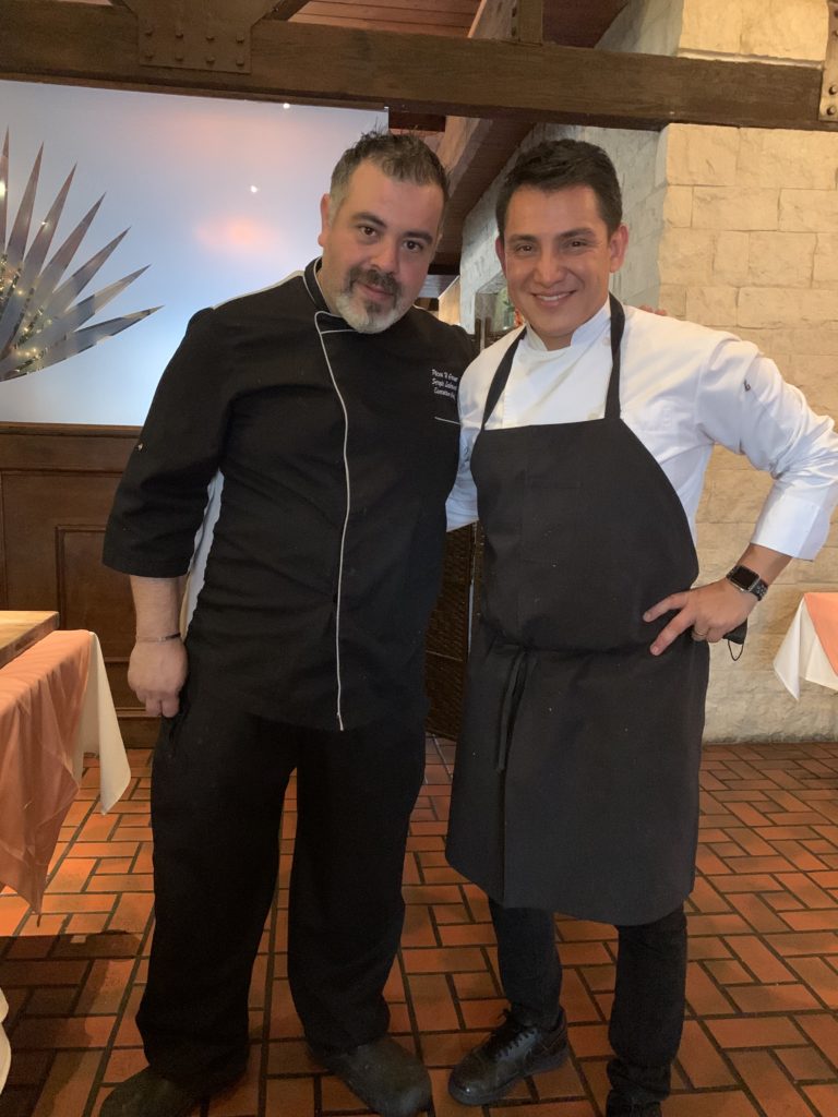 Chefs Sergio Ledesma and Atzin Santos oversee the production of all the moles and tamales each holiday season. (Photo by Laurann Claridge)