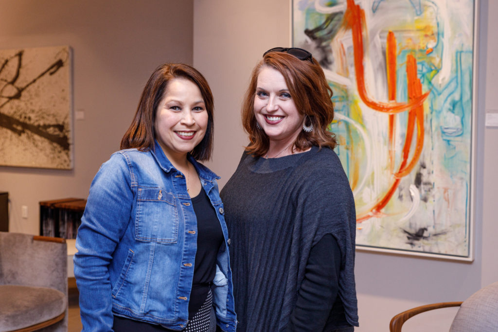 RAM Windows' Juana Reyes, April Thomson at the AIA Home Tour Sponsor Party held at CASA