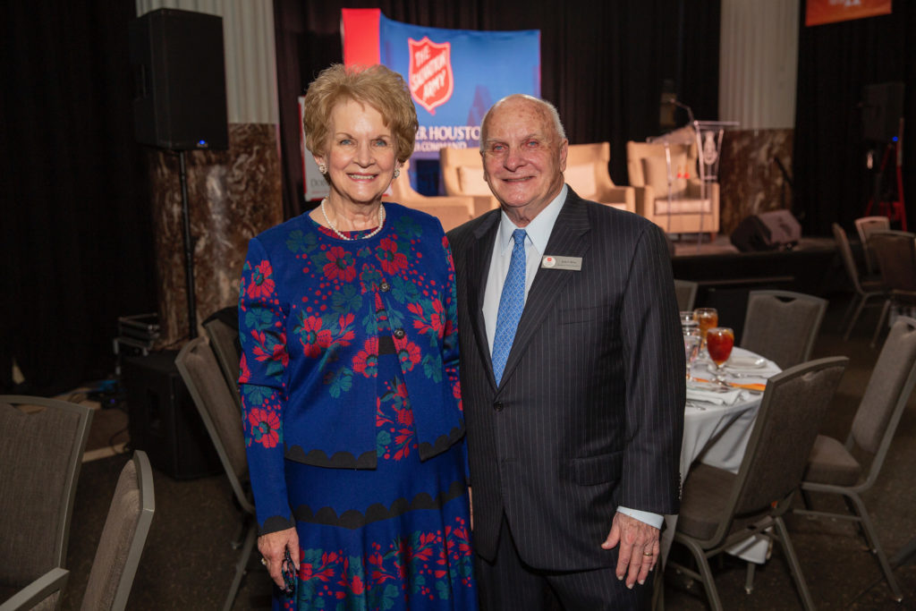 Jane & Jim Wise at the Salvation Army of Greater Houston annual luncheon (Photo by Jenny Antill)