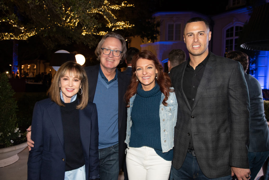 Janet Gurwitch & Ron Franklin, Julia Morales Clark & Matt Clark at the Houston Police Department True Blue Gala    (Photo by Alexander's Fine Portrait Design)
