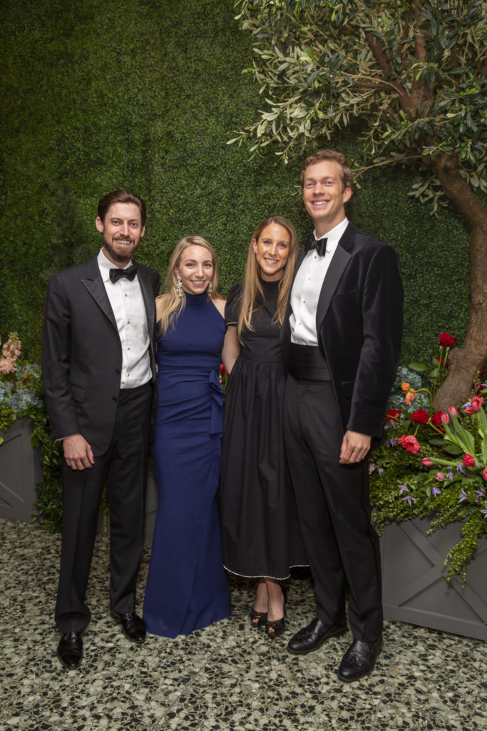 Jeffrey & Alexandra Butt, Caroline & Nate Reeve at the Museum of Fine Arts, Houston Grand Gala Ball (Photo by Jenny Antill)