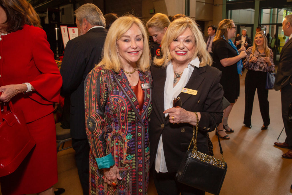 Judy McGee, Sidney Faust at the Salvation Army of Greater Houston annual luncheon held at Minute Maid Park (Photo by Jenny Antill)