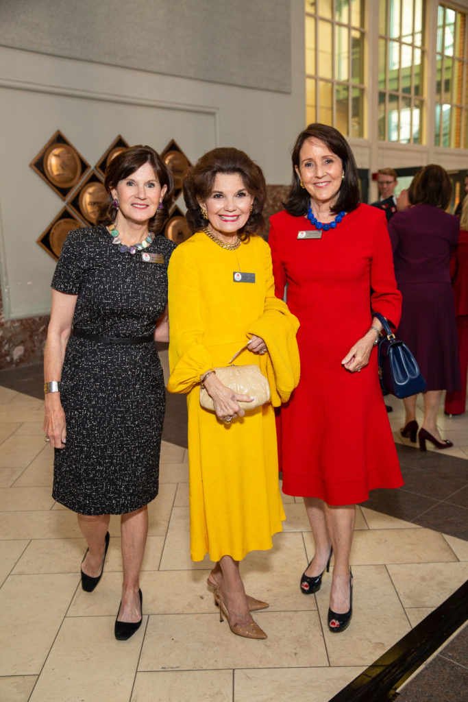 Judy Tate, Linda McReynolds, Jenny Elkins at the Salvation Army of Greater Houston annual luncheon held at Minute Maid Park (Photo by Jenny Antill)