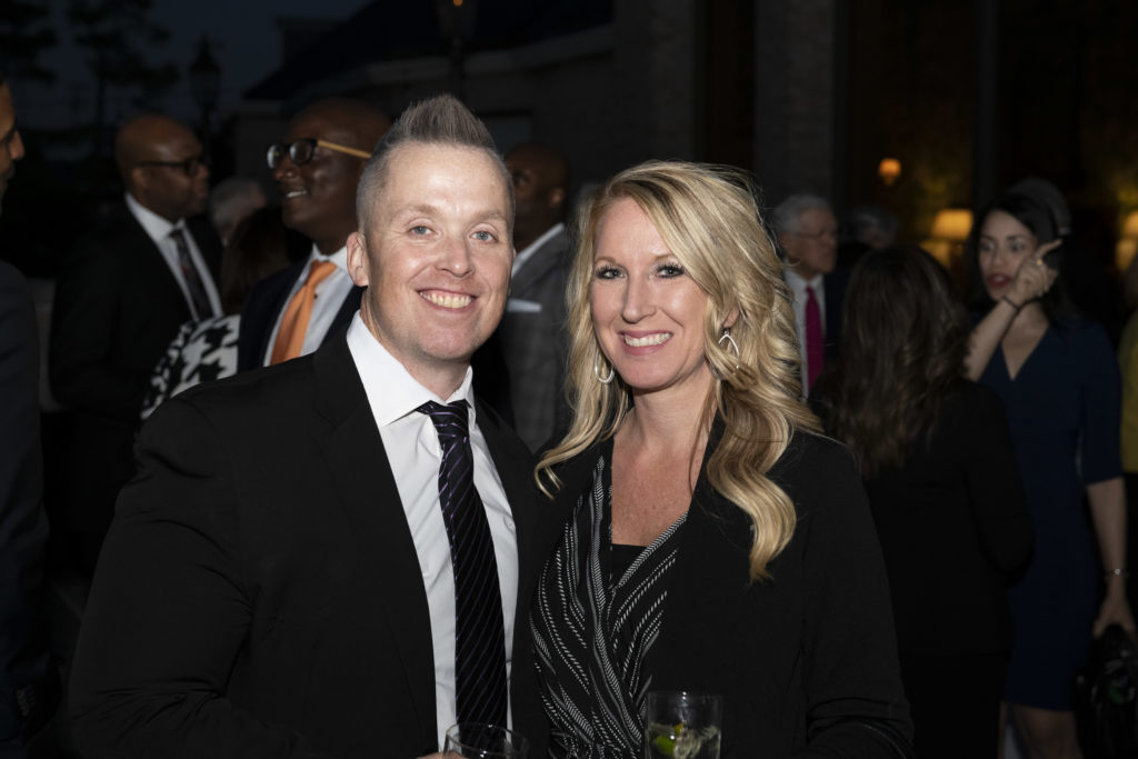 Kurt & Sara Power at the Scenic Houston annual dinner.