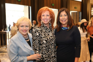 Leila Perrin, Nancy Strohmer and Heidi Rockecharlie (Photo by Priscilla Dickson)