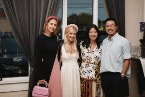 Lele Sadoughi, Missy Rogers Peck, Rae Liu, David Liu (Photo by Rebecca Patton, BECKLEY)