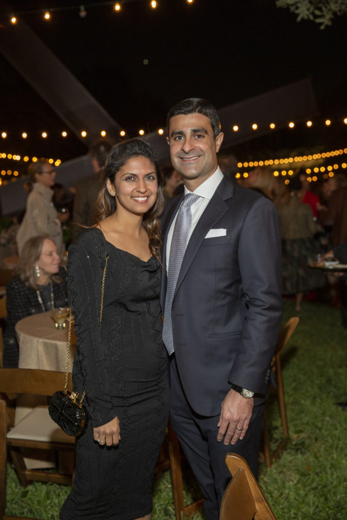 Lillian & Cyrus Irani at The Menil Collection Party in the Park. (Photo by Jenny Antill )