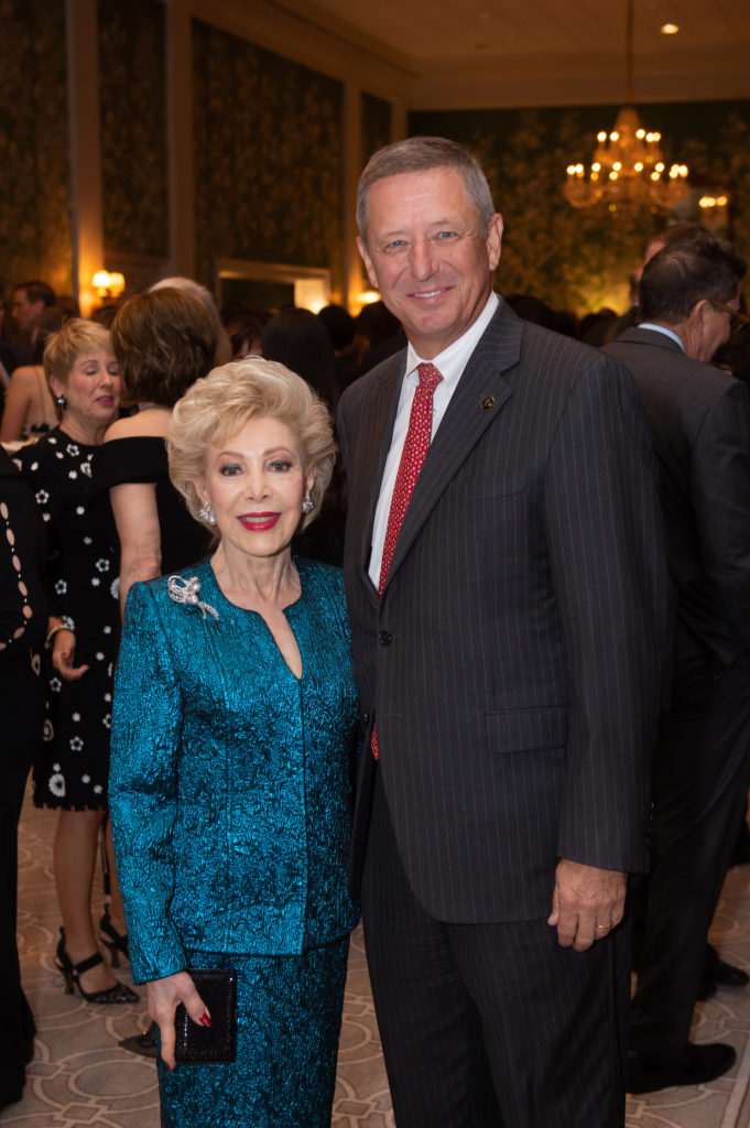 Margaret Alkek Williams, David Wuthrich (Photo by Wilkson Parish)