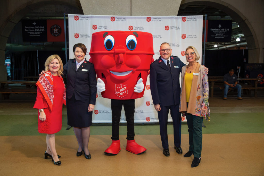 Maureen Higdon, Major Shelley Bell, Major Zach Bell, Stick Delaup (Photo by Jenny Antill)