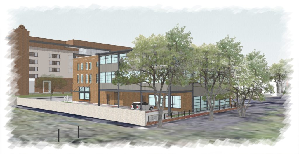 Old Gringo Boots' new space will have retail at street level, corporate on second, and a new restaurant on top.