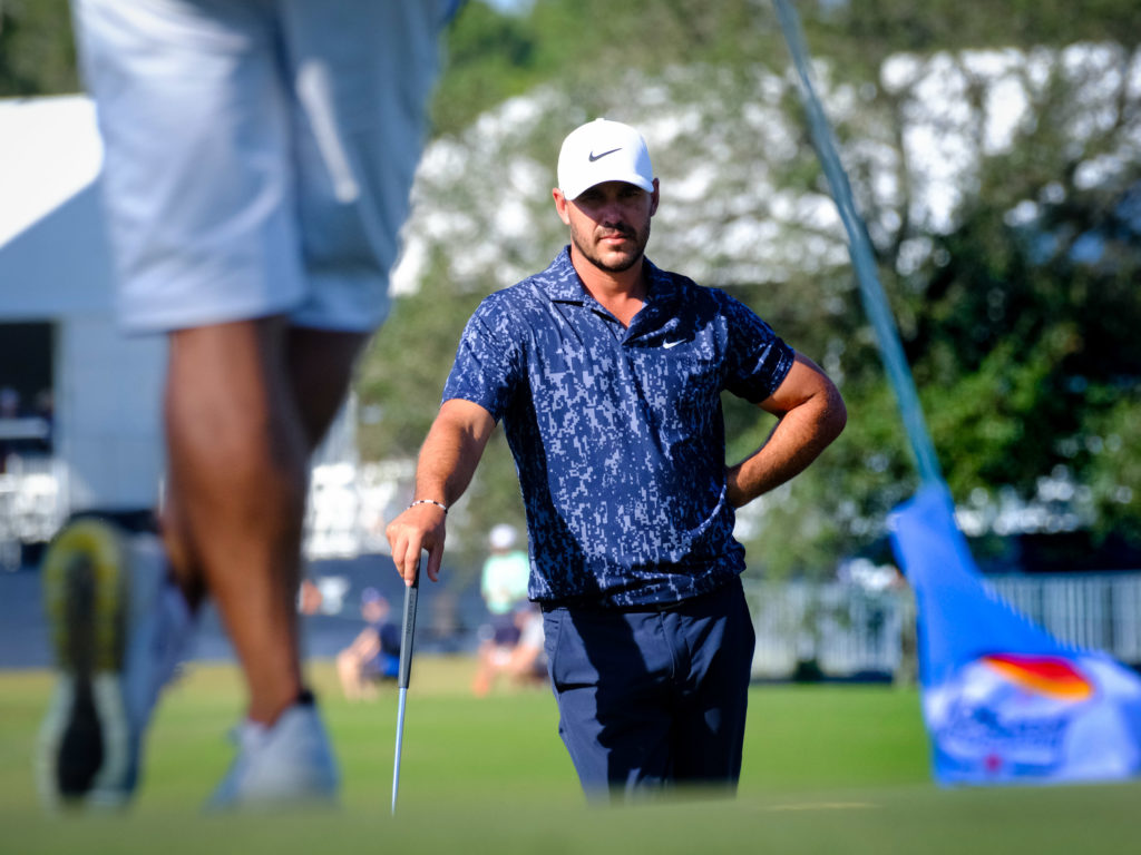 Brooks Koepka cuts an immense figure in the world of golf. (Photo by F. Carter Smith)