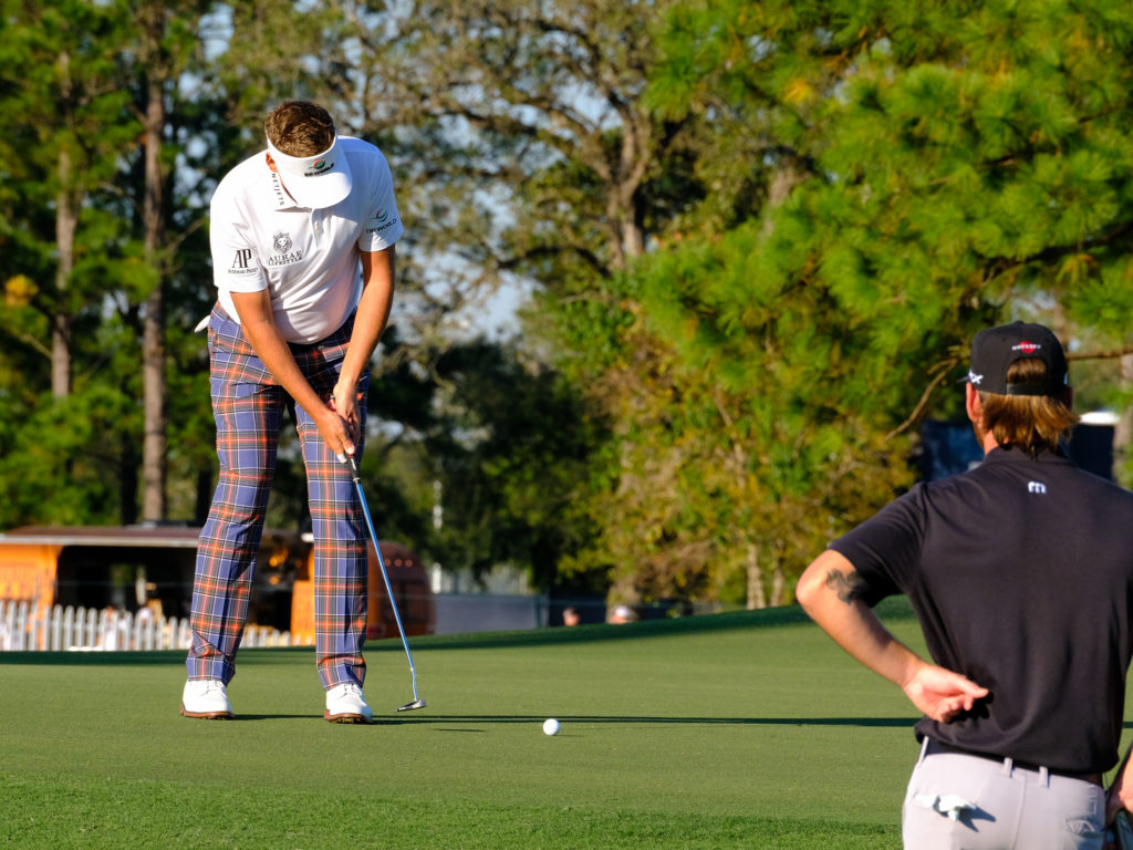 Ian Poulter is still battling on the PGA Tour at age 45 with his son set to start playing college golf. (Photo by F. Carter Smith)