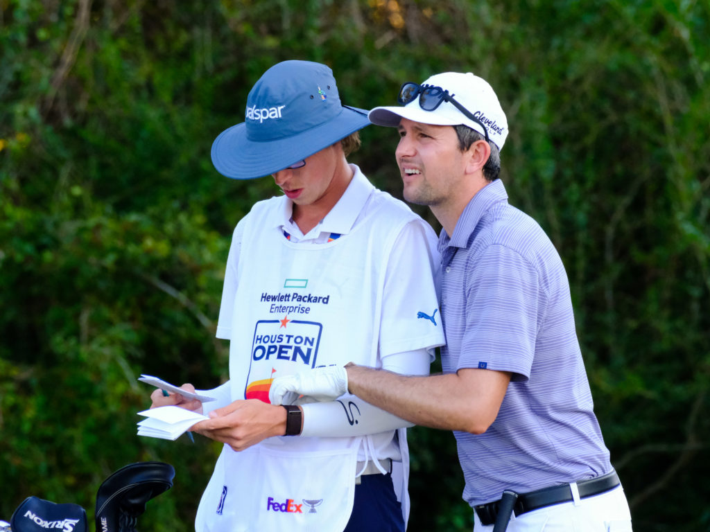 Martin Trainer knows a caddie's advice can be invaluable.