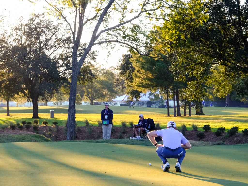 Memorial Park can be a picturesque setting during the Houston Open. (Photo by F. Carter Smith)