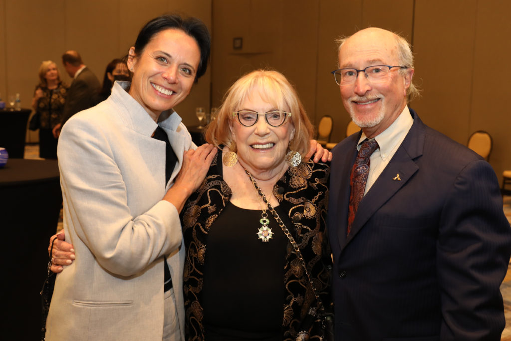 Valérie Baraban, Ruth Steinfeld, Mark Mucasey at the Holocaust Museum Houston Guardian of the Human Spirit luncheon (Photo by Priscilla Dickson)