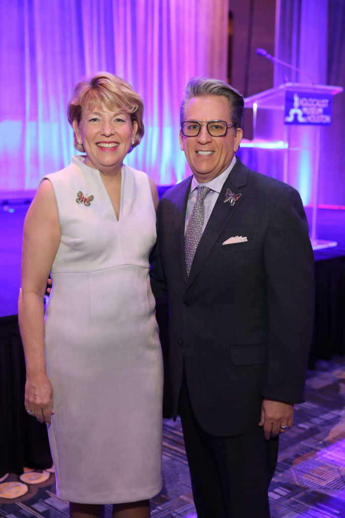 Holocaust Museum Houston CEO Kelly J. Zúñiga, HMH board chair Carl Josehart (Photo by Priscilla Dickson)