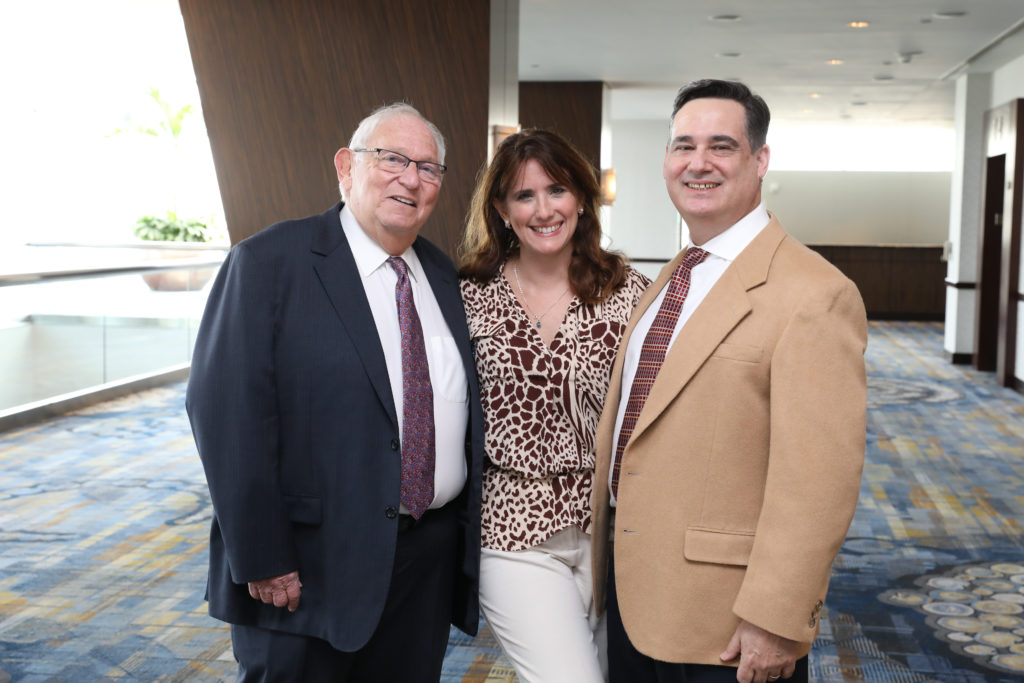 Holocaust Museum luncheon honorary chair Bruce Stein, Sarah & Andrew Taibel (Photo by Priscilla Dickson)