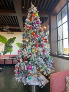 One of Park House’s glittering trees