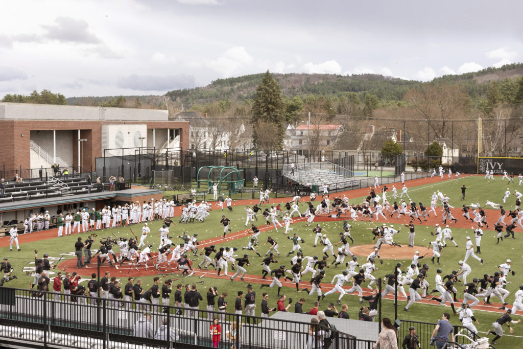 A novel take on sports photography: Pelle Cass' "Dartmouth Baseball," 2021, Rothko Chapel Benefit Auction Lot 14.