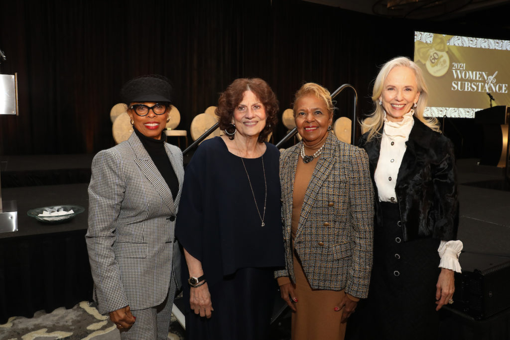 Phyllis Williams, Donna Vallone, Yvonne Cormier and Susan Sarofim (Photo by Priscilla Dickson)