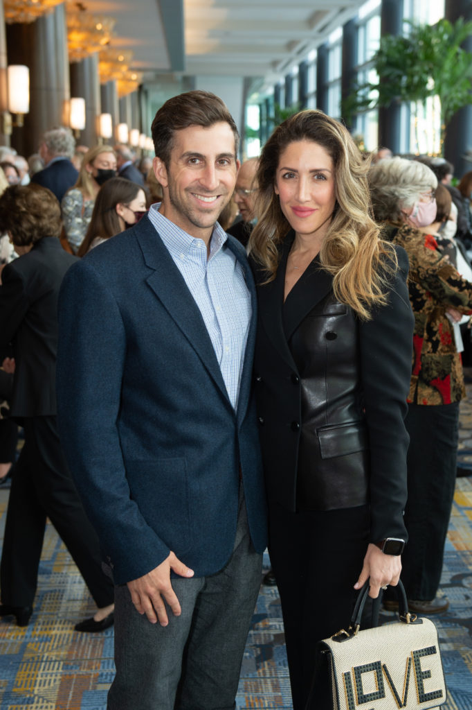 Jay & Anat Zeidman at the Holocaust Museum Houston Guardian of the Human Spirit luncheon (Photo by Wilson Parish)