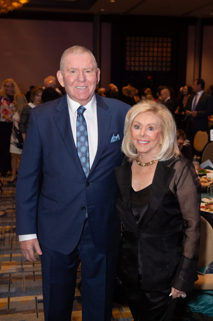 Bruce & Rhona Caress at the Holocaust Museum Houston Guardian of the Human Spirit luncheon (Photo by Wilson Parish)