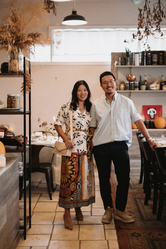 Dallas natives, siblings, and co-founders of Leatherology, Rae Liu and David Liu. (Photo by Rebecca Patton, BECKLEY)