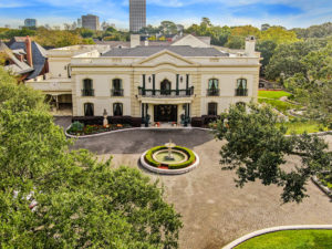 The 21,500 square foot Neoclassical mansion on River Oaks Boulevard, once home to Baron Ricky di Portanova, hit the market on Tuesday with a $16 million price tag. Listed with Nancy Almodovar, CEO of Nan and Company Properties. (Photo by TK Images)