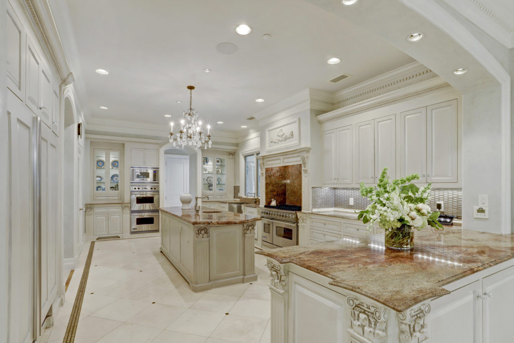 A $7 million to-the-studs renovation has brought all the modern necessities to the home at 2115 River Oaks Boulevard. (Photo by TK Images)