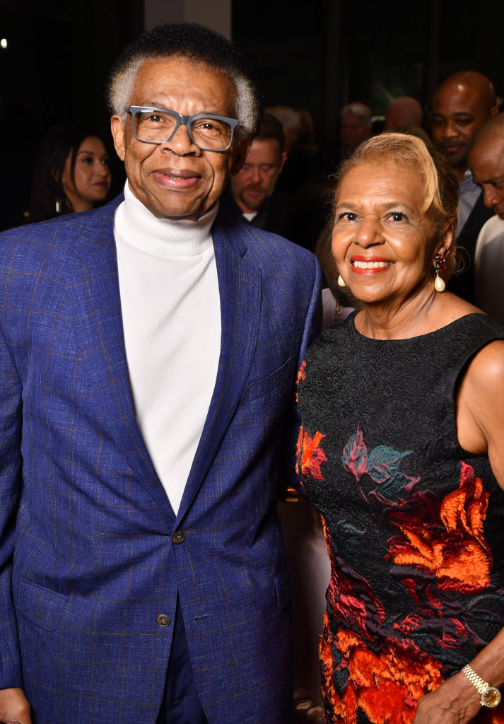 Rufus & Dr. Yvonne Cormier at the Touchdown for TEACH dinner held at River Oaks Country Club. (Photo by Dave Rossman)