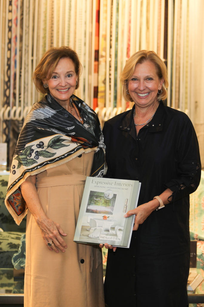 Sandra Lucas, Sarah Eilers at the Decorative Center Houston Fall Market. (Photo by Priscilla Dickson)